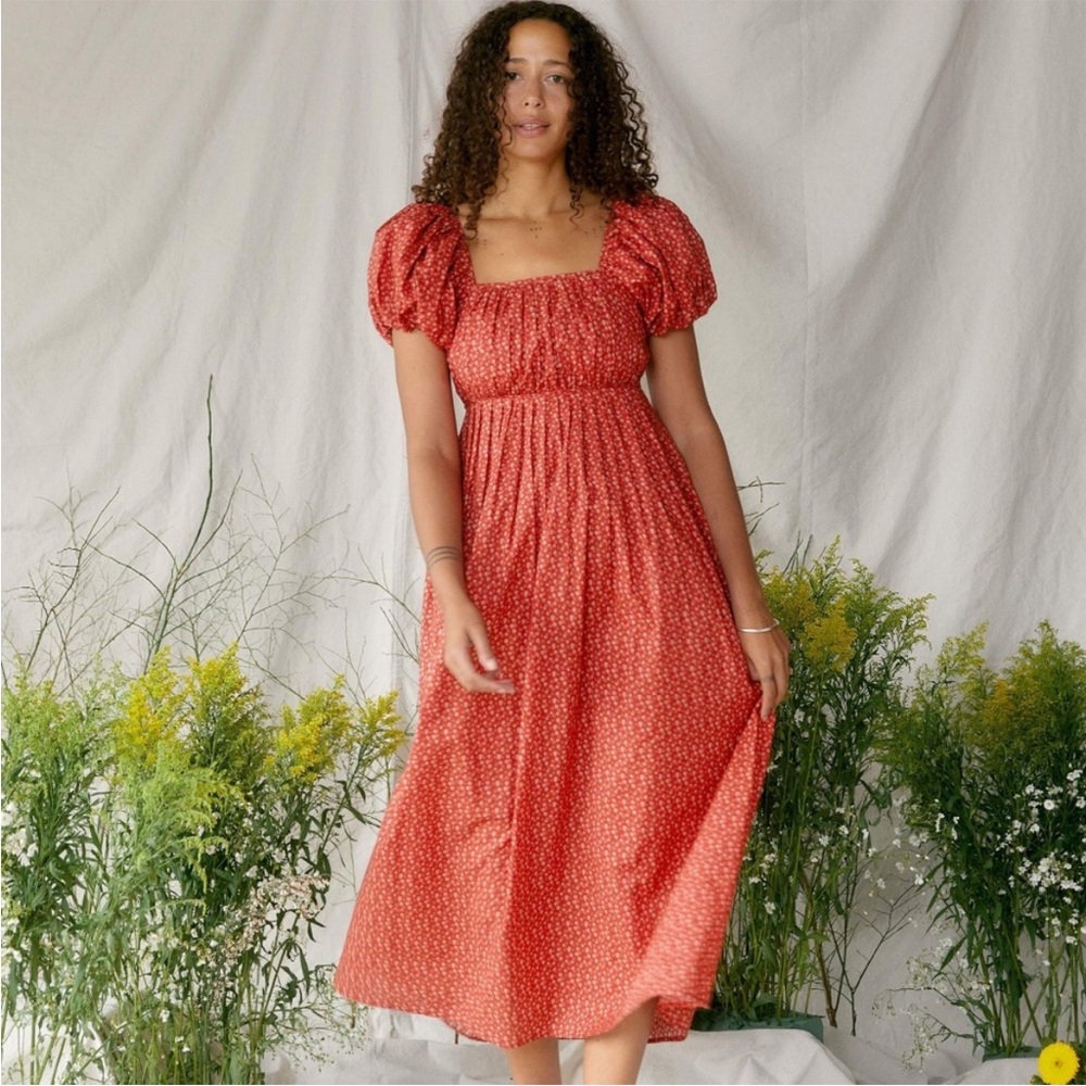 Christy Dawn Addison Dress in Ruby Primeose